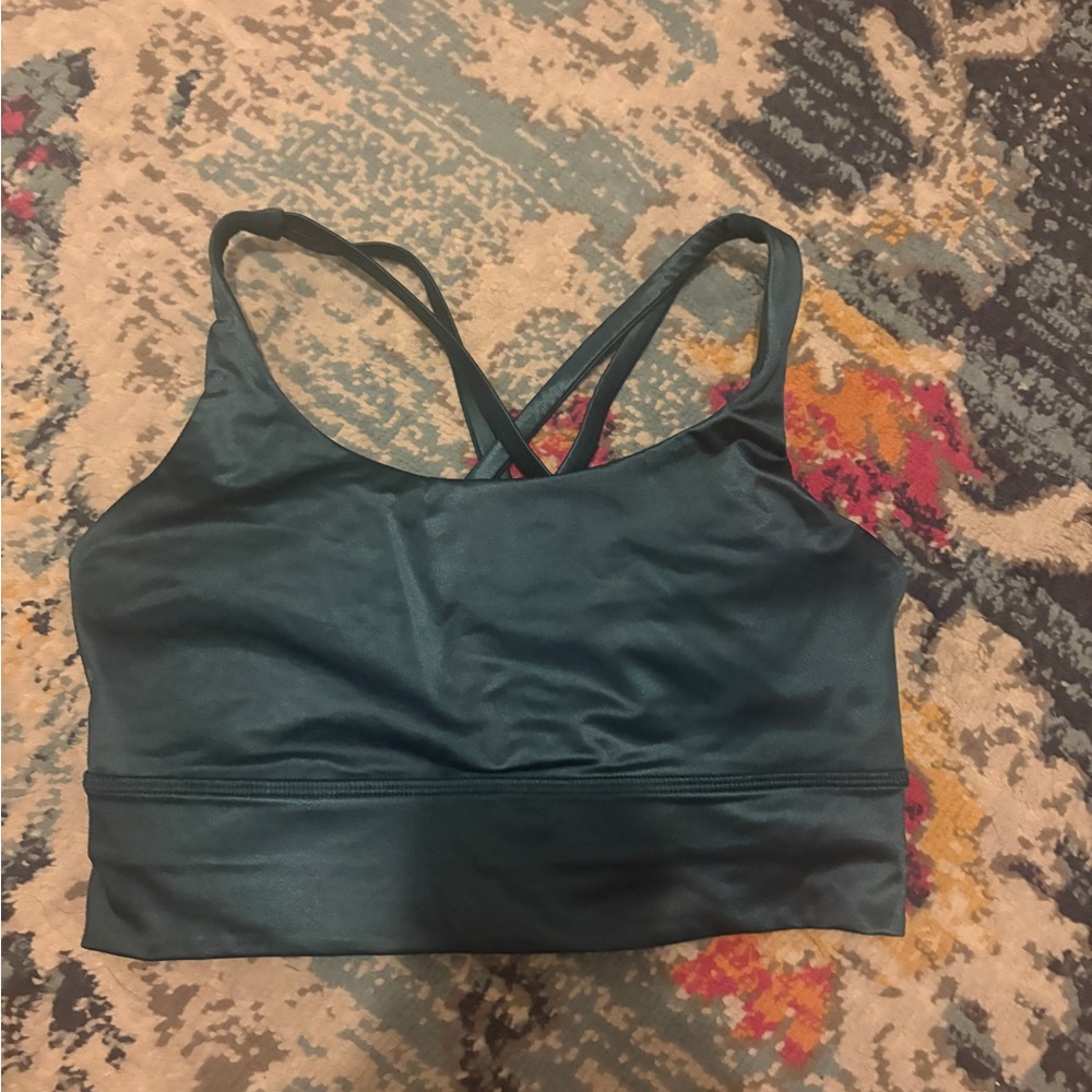 lululemon athletica Dark Teal Cross-Back Sports Bralette